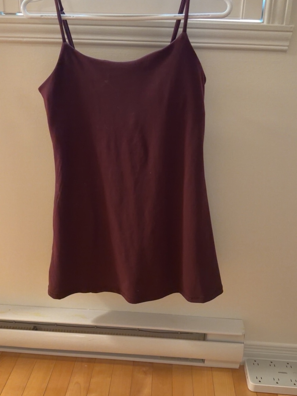 Garage Burgundy Mini Slip Dress